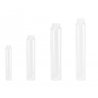 Rollrandglas 2ml/g fr Flssigkeiten Klarglas mit Stopfen 100 Stck